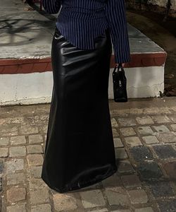 Faux Leather Mermaid Skirt