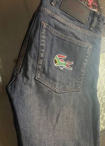 Men's Lacoste Jeans with South Africa Flag Logo