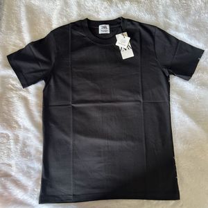 plain color cotton T-shirt