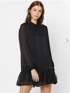 ONLY loose fit Black Mini Dress