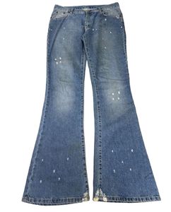 Y2K embroidered jeans
