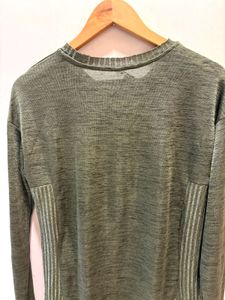 Olive Green Long Sleeve Top