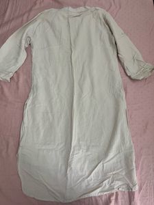 Elegant Pearl White Kurti