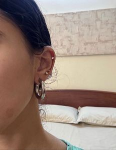 Set of 3 Hoop Earrings