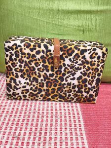 Leopard Print Cosmetic Bag