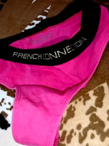 French Connection Pink Thong Underwear