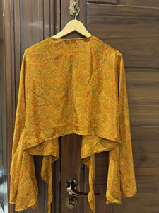 Vibrant Paisley Print Kimono Jacket