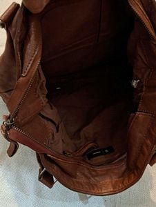 Brown Leather Tote Bag