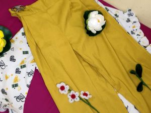 Cute Heart Print Kurta Set