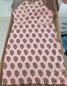 Beautiful Peech Printed Kurti