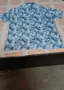 Men's Tropical Print Polo Shirt