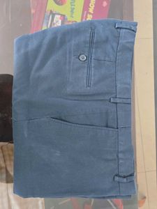 Men's navy blue Cotton Trousers