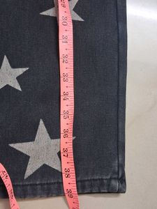 charcoal wash star jeans