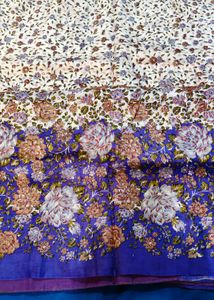 Silk floral saree