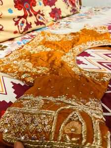 Luxury pure handwork Pakistani Bridal lehenga