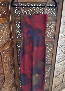 Zara New Limited Editon Tie&amp;dye MIDI Dress