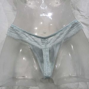 Light Blue🅾️🅾️ Lace Trim Panty