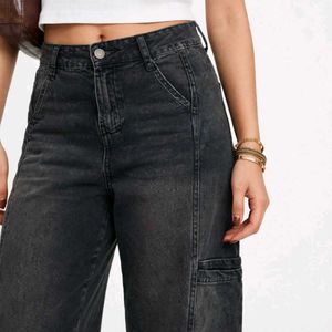 Faded trendy cool baggy jeans 💫