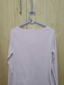 Sparkly Pink Long Sleeve Top