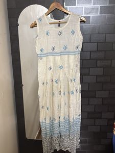 white long kurti
