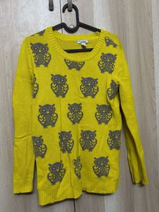 Owl Pattern Sweater