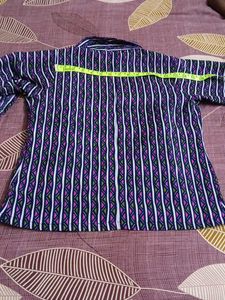 Patterned Long Sleeve Shirt