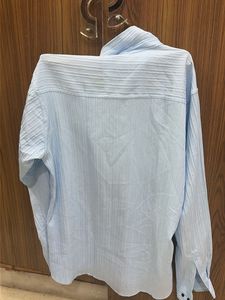 Light Blue Striped Men's Shirt