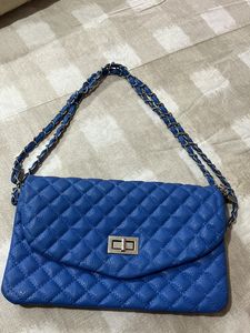 Blue Shoulder/sling Bag