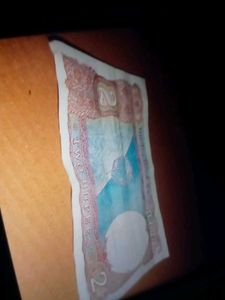 Rare 2 Rupees Indian Banknote