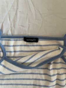 Striped Ribbed Tank Top🐬
