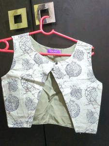 Overcoat For kurta Kalamkari Pattern