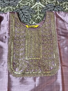 Elegant Pink Kurta Set with Floral Dupatta