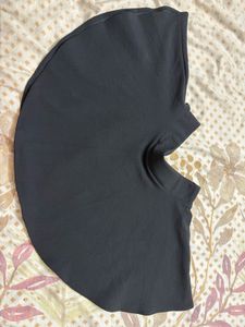 black top and skirt combo