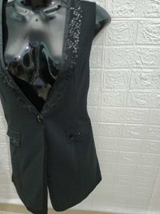 Western Off Shoulder Jacket Long Length