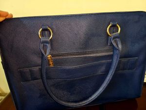 Caprese Blue Laptop Bag-50% discount