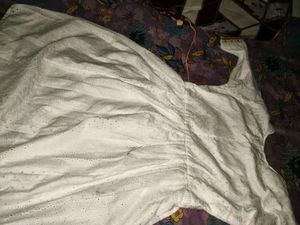 White Embroidered Anarkali Kurta