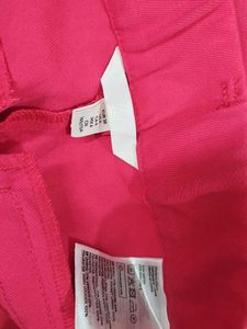 Stylish Pink High Waist Trousers