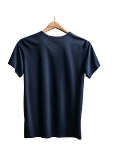 💥New Men's Premium Solid Cotton Navy Blue T-shirt