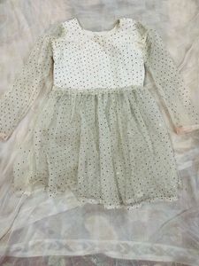 Sparkly White Tulle Gown