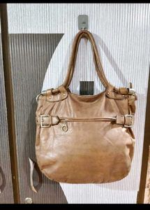 Stylish Brown Leather Shoulder Bag