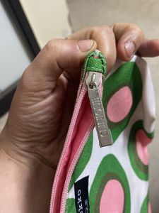 Marimekko For Clinique Green Circle Makeup Bag