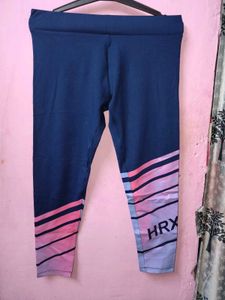 HRX Navy Blue Active Leggings
