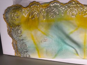 Lightweight Tie-Dye Saree with Sequins