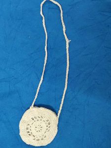 Crocheted Round Sling Bag(small)