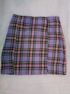 Cute Plaid Mini Skirt