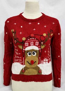 Festive Reindeer Christmas Sweater