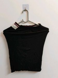 Black Tunic/ OffShoulder Top