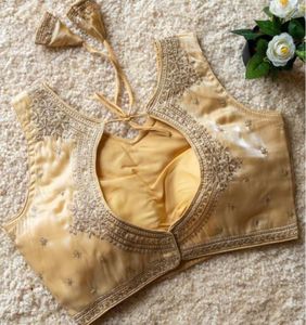 Golden 🌟Designer Embroidered Blouse