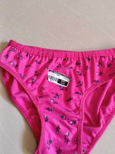 Cute Pink Floral Briefs
