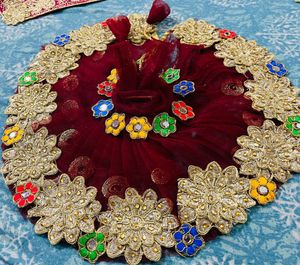 Laddu Gopal Fancy Net Dress Size 6,7,8 Only 1 Dres